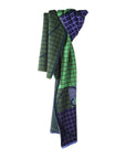 FIBONACCI SCARF IN EMERALD NAVY