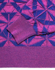 MANLY MERINO CREW NECK PULLOVER in ORCHID MARINE