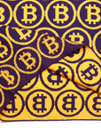 NEO BITCOIN MERINO CREW NECK PULLOVER ORANGE NAVY