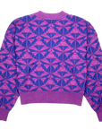 MANLY MERINO CREW NECK PULLOVER in ORCHID MARINE