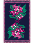 ORCHID DIAMOND WRAP IN MIDNIGHT FUCHSIA