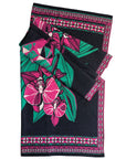 ORCHID DIAMOND WRAP IN MIDNIGHT FUCHSIA