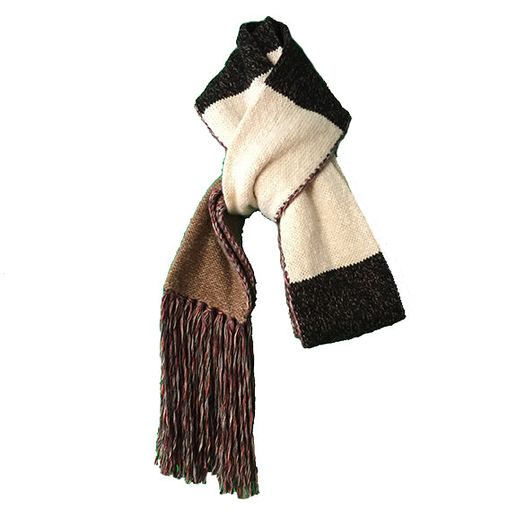 MARLA SCARF IN UPCYCLED CASHMERE TWEED TEXTURES